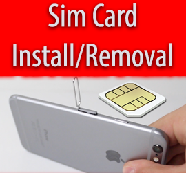 install and remove sim card iphone 6 & 6 plus